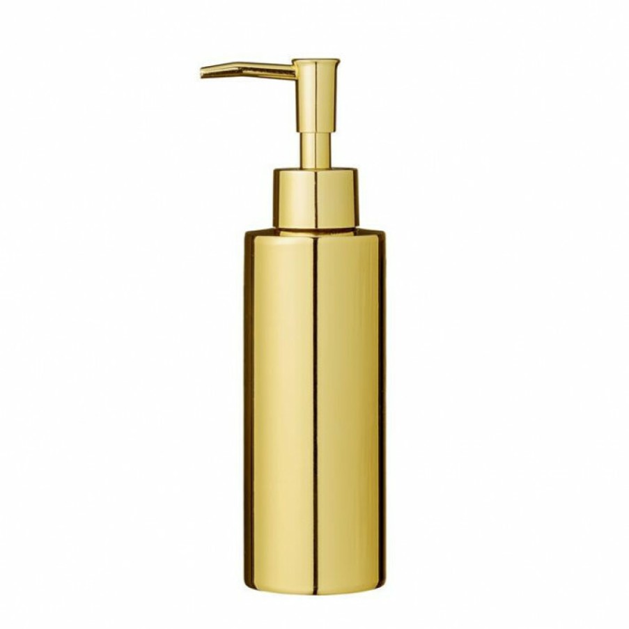 Room Room | Bloomingville Soap Dispenser Loupi Gold Metal