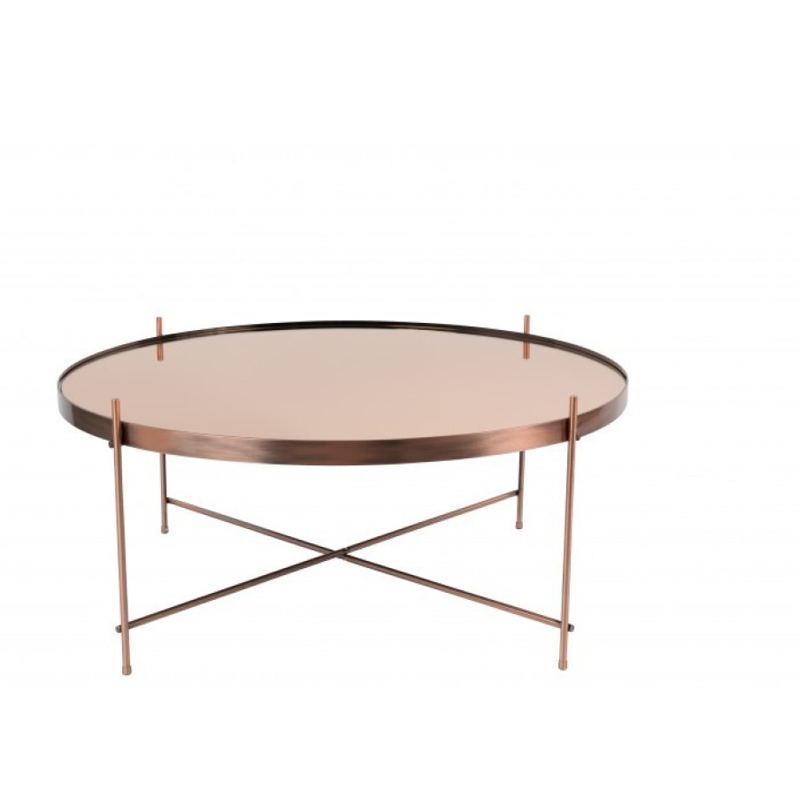 Furniture Furniture Side And Coffee Tables | Pure Cupid Table Xxlarge Copper Cm Dia82.5 X H35