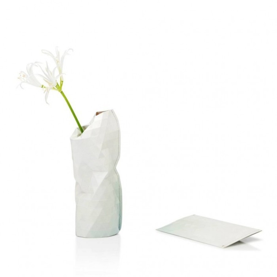 Decor Decor | Tiny Miracles Paper Vase Cover Gray Shades Small