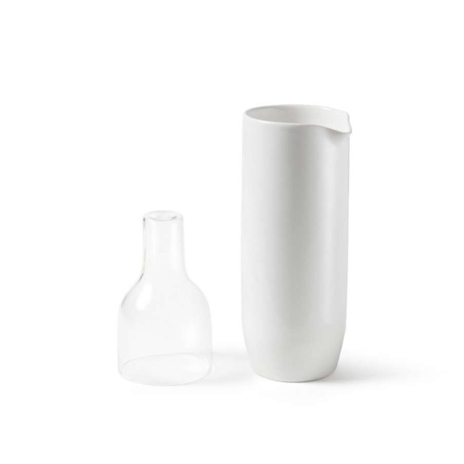 Decor Decor | Atipico Crudo Carafe White Cm Dia9.5 X H34