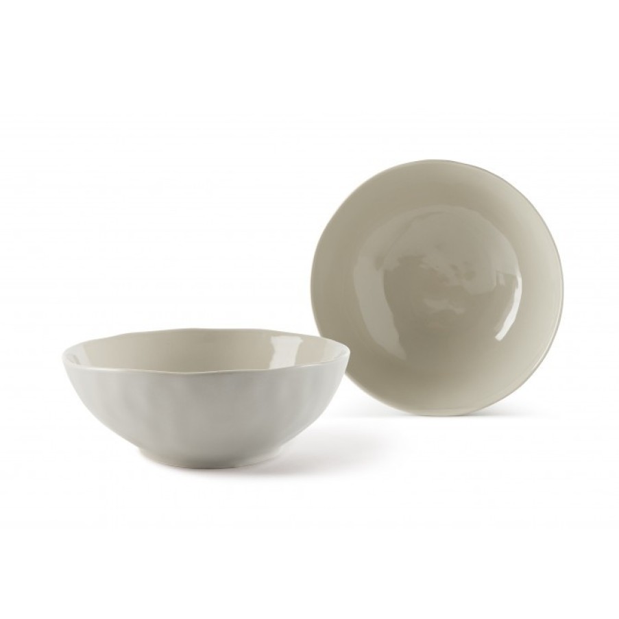 Room Outlet | Fill Salvia Soup Bowl Set Of 4 Sand Color Cm Dia17.5 X H6