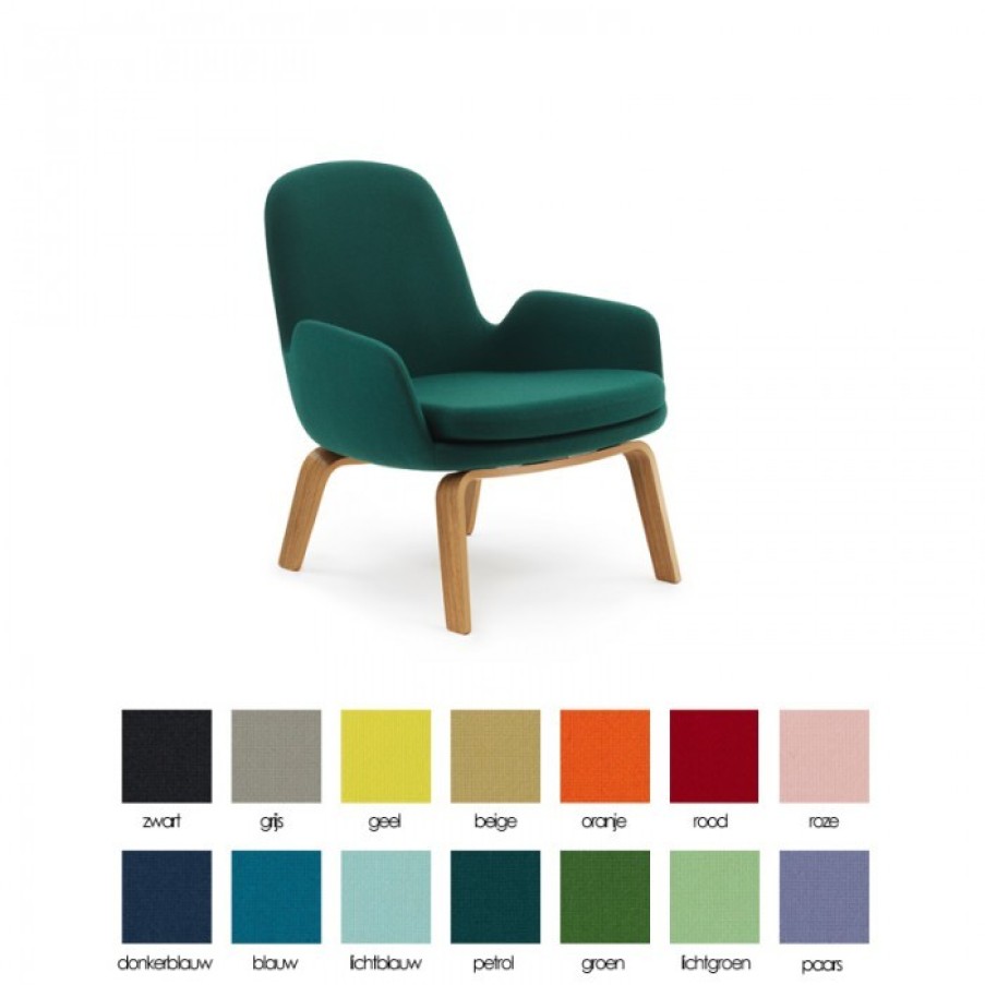 Furniture Furniture Relaxation Chairs | Normann Copenhagen Era Lounge Low Eik Cm 75 X 72 X H77