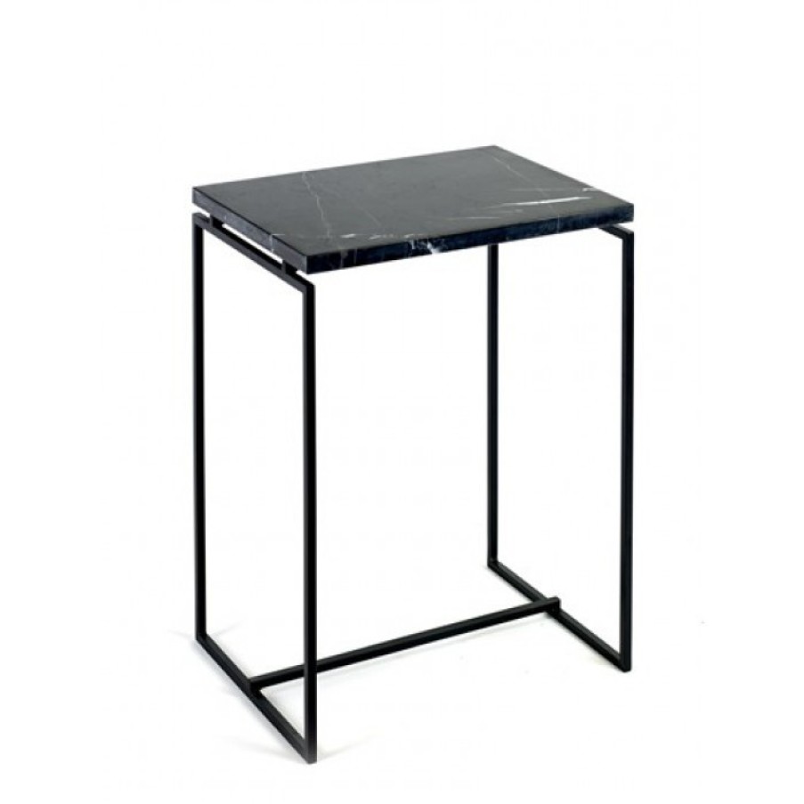 Furniture Furniture Side And Coffee Tables | Serax Dialect Table Black Marble Cm 40 X 30 X H52