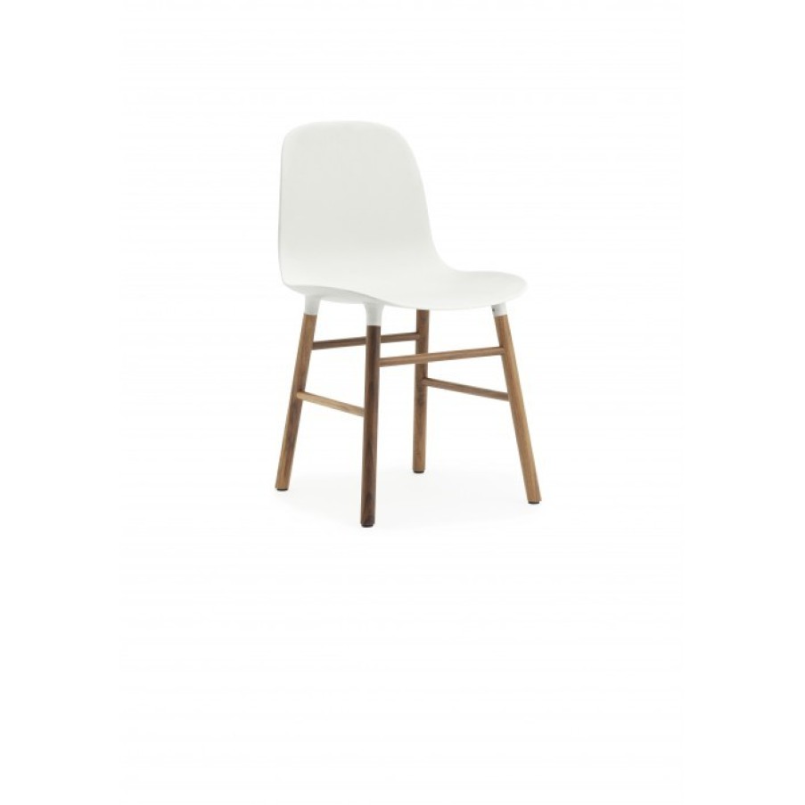 Furniture Furniture Chairs | Normann Copenhagen Form Chair Walnut Legs Set Of 2 Cm 52 X 48 X H78