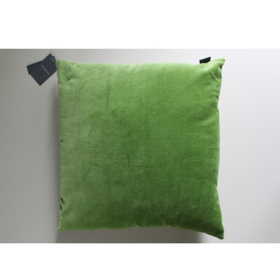 Textile Textile | Vivaraise Lisa Kussen Fluweel Groen Cm 45 X 45