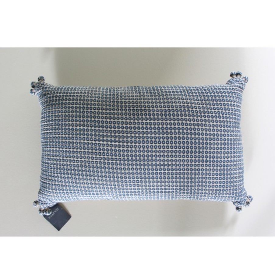 Textile Textile | Vivaraise Minho Cushion Blue Cm 45 X 45