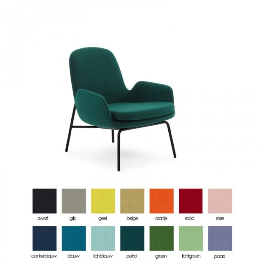 Furniture Furniture Relaxation Chairs | Normann Copenhagen Era Lounge Low Met Onderstel Cm 75 X 72 X H77