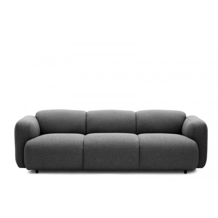 Furniture Furniture | Normann Copenhagen Swell 3Zit Grijs Cm 235 X 93 X H70