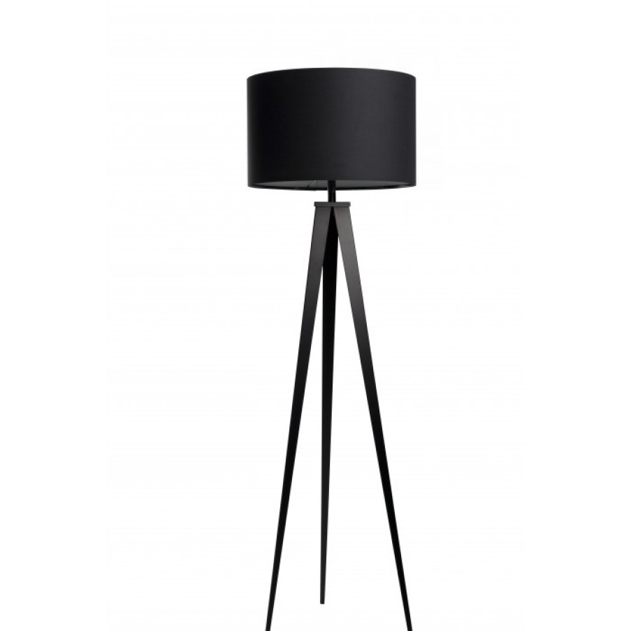 Relief Relief | Zuiver Tripod Standing Lamp Black Cm Dia50 X H157