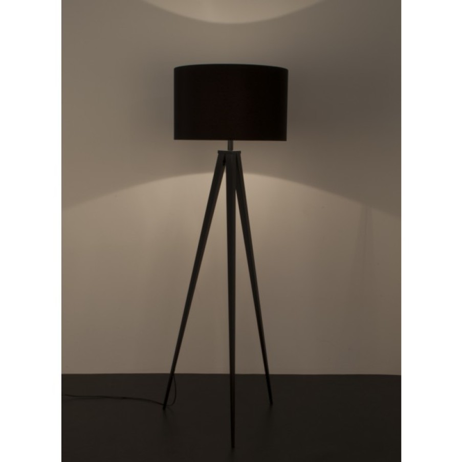 Relief Relief | Zuiver Tripod Standing Lamp Black Cm Dia50 X H157