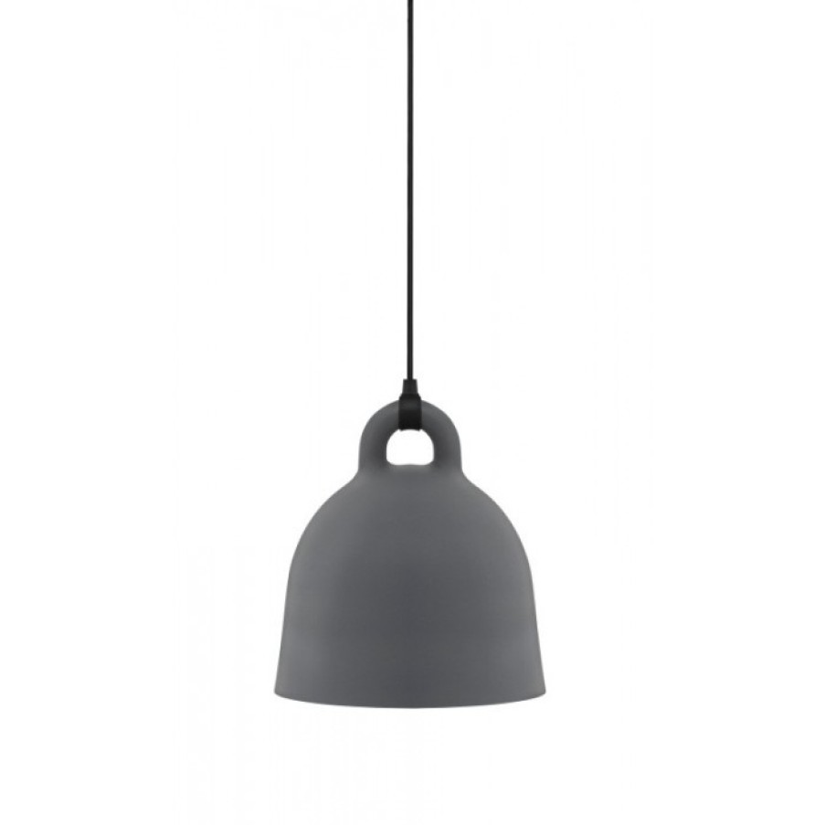 Relief Relief | Normann Copenhagen Bell Lamp Small Gray Cm Dia35 X H37